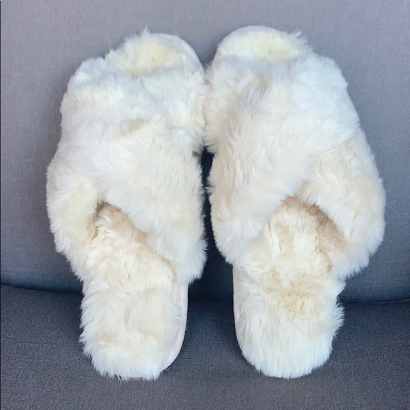 loft criss cross slippers